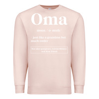 Pale Pink Oma Definition - Mother's Day Gift Premium Sweatshirt - artisFamous