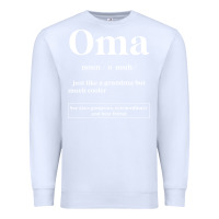 White Oma Definition - Mother's Day Gift Premium Sweatshirt - artisFamous