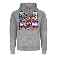 Cloud Rock American Dog Mom Vintage Hoodie - CowhideDigitalArt