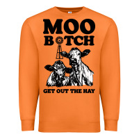 Carrot Moo bitch get out the hay Premium Sweatshirt - artisFamous