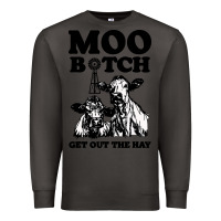 Smoke Moo bitch get out the hay Premium Sweatshirt - artisFamous