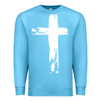 Ocean Blue tattoo christian Premium Sweatshirt - artisFamous