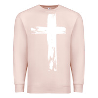 Pale Pink tattoo christian Premium Sweatshirt - artisFamous
