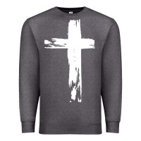 Charcoal Heather tattoo christian Premium Sweatshirt - artisFamous