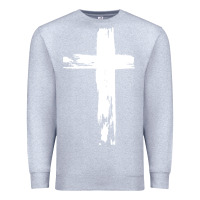 Heather Grey tattoo christian Premium Sweatshirt - artisFamous