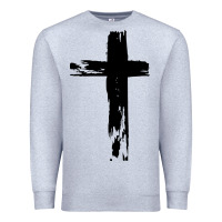 Heather Grey tattoo christian Premium Sweatshirt - artisFamous