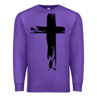 Purple tattoo christian Premium Sweatshirt - artisFamous