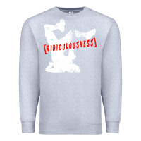 Heather Grey ridiculousness Premium Sweatshirt - artisFamous
