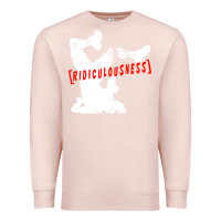 Pale Pink ridiculousness Premium Sweatshirt - artisFamous