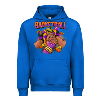 Cobalt Basketball life afro girl sneakers Urban Hoodie - RanaPortraitStore
