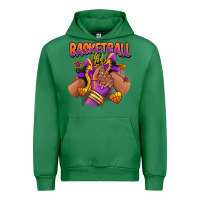 Emerald Basketball life afro girl sneakers Urban Hoodie - RanaPortraitStore