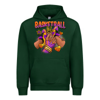 Forest Green Basketball life afro girl sneakers Urban Hoodie - RanaPortraitStore
