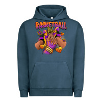 Pigment Midnight Navy Basketball life afro girl sneakers Urban Hoodie - RanaPortraitStore