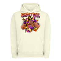 Pigment Pistachio Basketball life afro girl sneakers Urban Hoodie - RanaPortraitStore