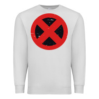 Dove Grey xmen symbol Premium Sweatshirt - artisFamous