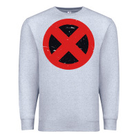 Heather Grey xmen symbol Premium Sweatshirt - artisFamous