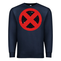 Navy xmen symbol Premium Sweatshirt - artisFamous