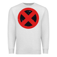 Oatmeal Heather xmen symbol Premium Sweatshirt - artisFamous