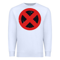 White xmen symbol Premium Sweatshirt - artisFamous