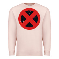 Pale Pink xmen symbol Premium Sweatshirt - artisFamous