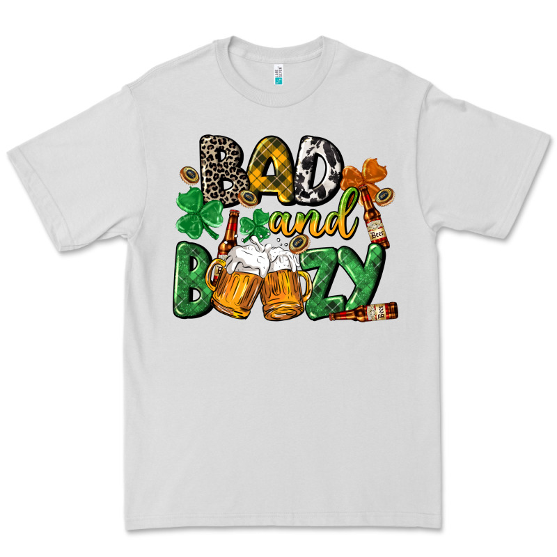 Bad And Boozy St. Patrick's Day Premium Tee by CowGirlArtShop | Teevron