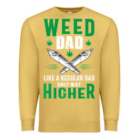 Antique Gold weed dad le.ga.li.ze ma.riju.a.na pot weed gift   t shirt Premium Sweatshirt - artisFamous