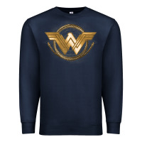 Navy won.der woman movie gol.den las.so lo  t shirt Premium Sweatshirt - artisFamous