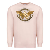 Pale Pink won.der woman movie gol.den las.so lo  t shirt Premium Sweatshirt - artisFamous