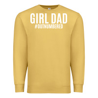 Antique Gold Girl Dad Premium Sweatshirt - artisFamous