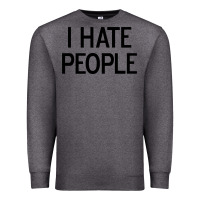 Charcoal Heather i hate people Premium Sweatshirt - artisFamous