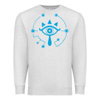 Oatmeal Heather zel.da br.ea.th of the w.i.l.d she.i.k.ah eye lo. t shirt Premium Sweatshirt - artisFamous