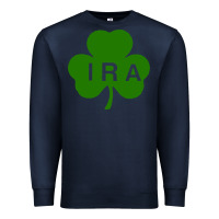 Navy ira irish lucky shamrock st patrick's day Premium Sweatshirt - artisFamous