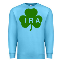 Ocean Blue ira irish lucky shamrock st patrick's day Premium Sweatshirt - artisFamous