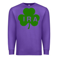 Purple ira irish lucky shamrock st patrick's day Premium Sweatshirt - artisFamous