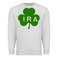 Dove Grey ira irish lucky shamrock st patrick's day Premium Sweatshirt - artisFamous