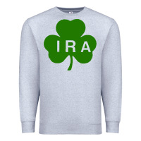 Heather Grey ira irish lucky shamrock st patrick's day Premium Sweatshirt - artisFamous