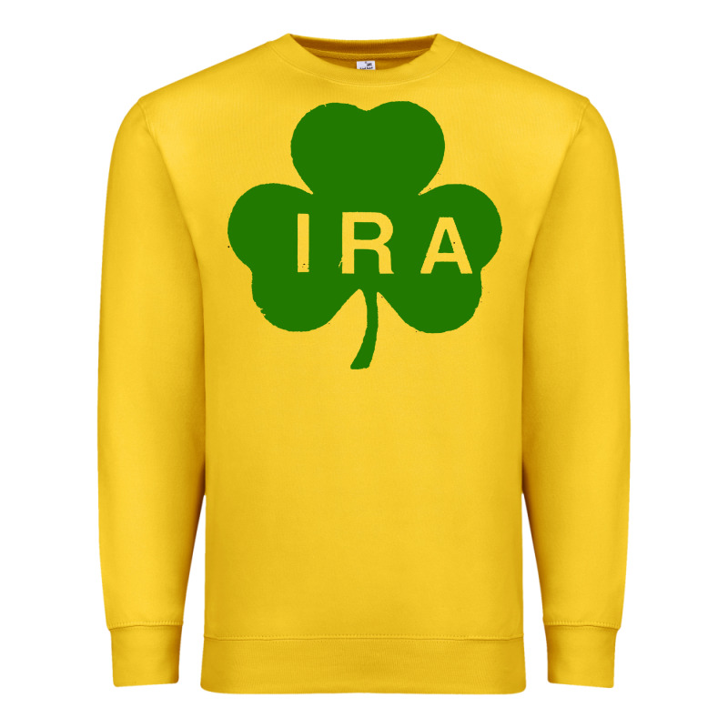Ira Irish Lucky Shamrock St Patrick's Day Premium Sweatshirt by artisFamous | Teevron