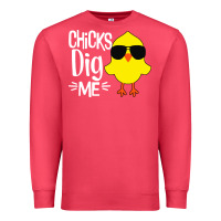 Cardinal kids chick dig me Premium Sweatshirt - artisFamous