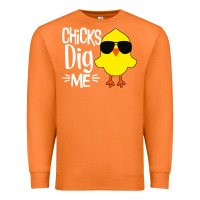 Carrot kids chick dig me Premium Sweatshirt - artisFamous
