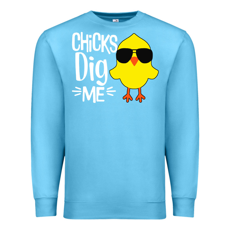 Kids Chick Dig Me Premium Sweatshirt by artisFamous | Teevron