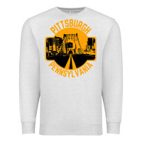 Oatmeal Heather pittsburgh pennsylvania Premium Sweatshirt - artisFamous