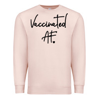 Pale Pink pro vaccination Premium Sweatshirt - artisFamous