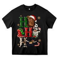 Black ho ho ho heifer cow gnomies Heavy Core Tee - CowGirlArtShop