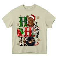 Mossy ho ho ho heifer cow gnomies Heavy Core Tee - CowGirlArtShop
