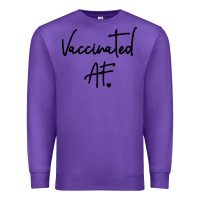 Purple pro vaccination Premium Sweatshirt - artisFamous