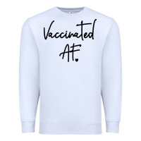 White pro vaccination Premium Sweatshirt - artisFamous