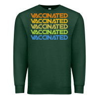 Sports Green vaccinated retro Premium Sweatshirt - artisFamous