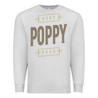 Dove Grey Mens Best Poppy Ever | Poppy Gift Premium Sweatshirt - artisFamous