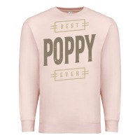 Pale Pink Mens Best Poppy Ever | Poppy Gift Premium Sweatshirt - artisFamous