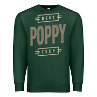 Sports Green Mens Best Poppy Ever | Poppy Gift Premium Sweatshirt - artisFamous